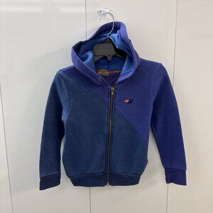 Aviator Nation Kids Size 6  Zip Up Hoodie Blue Purple